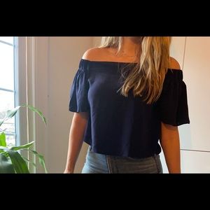 Off The Shoulder Flowy Flirty Top